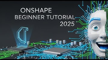 Onshape for Absolute Beginners (2025): Parametric CAD Basics in 10 Minutes