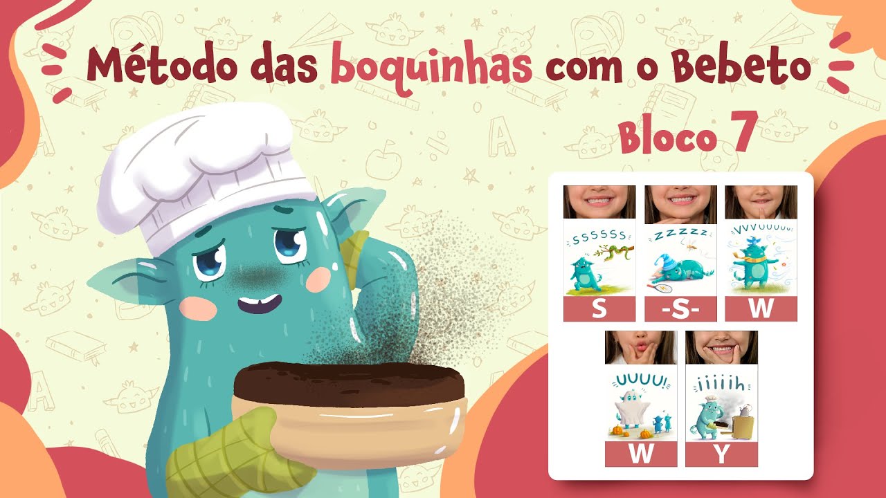 BEBETO E O MÉTODO DAS BOQUINHAS - LETRAS S, W e Y