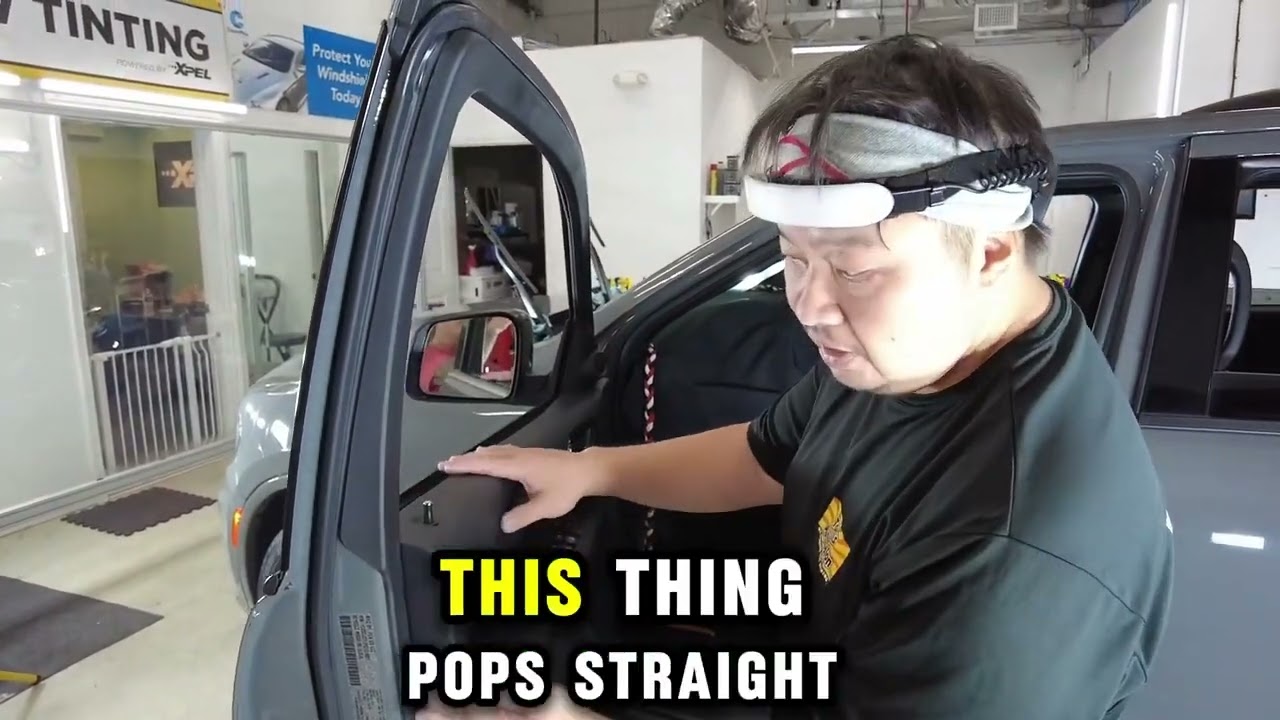 How to Remove Door Sweep for Bottom Load Tinting | 2024 Dodge Durango | 
