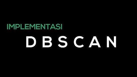 implementasi dbscan