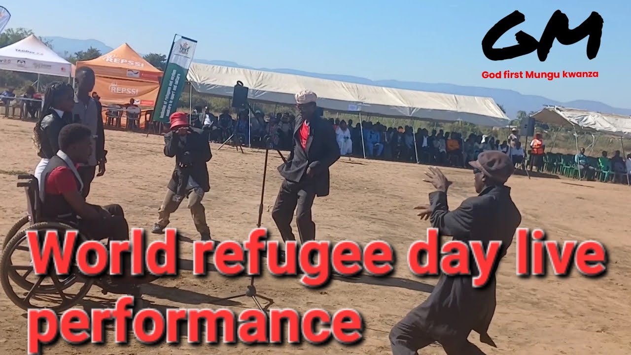 Shujaa Wa Yesu na Sam Melody waki perform live ku Refugee day Tongogara 