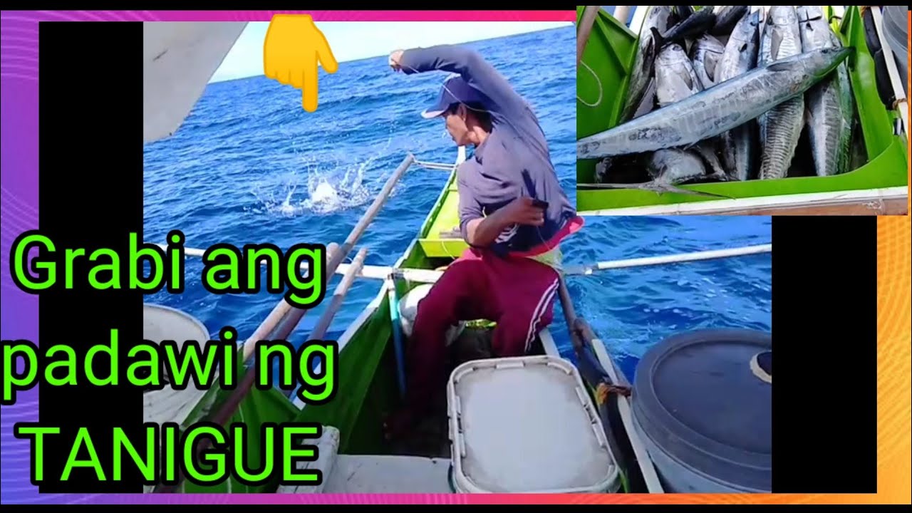 BUYA-BUYA FISHING TRADITIONAL HANDLINE FISHING GRABI ANG PAHULI/catching tanigue #tanigue