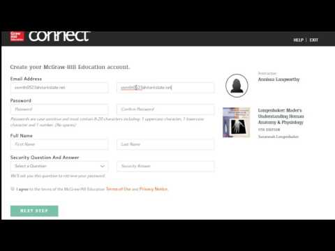 How to Register for McGraw Hill Connect
