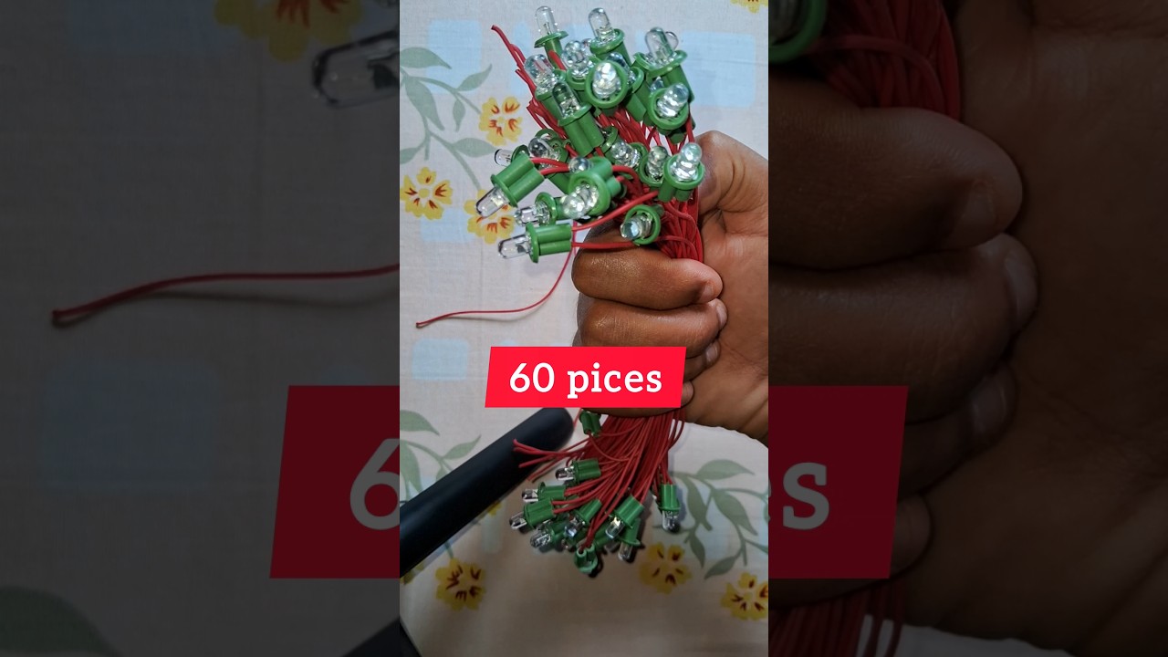 How to make Series light | chain lights |rice light |