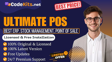 [Latest & Original] Ultimate POS - Best ERP, Stock Management & Point of Sale   (Lowest Price)