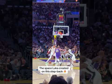 Luka had the defense stuck 🥶