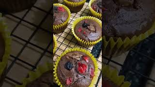 chocolate cranberry?blueberry? muffins?| ytshorts shorts @vneha