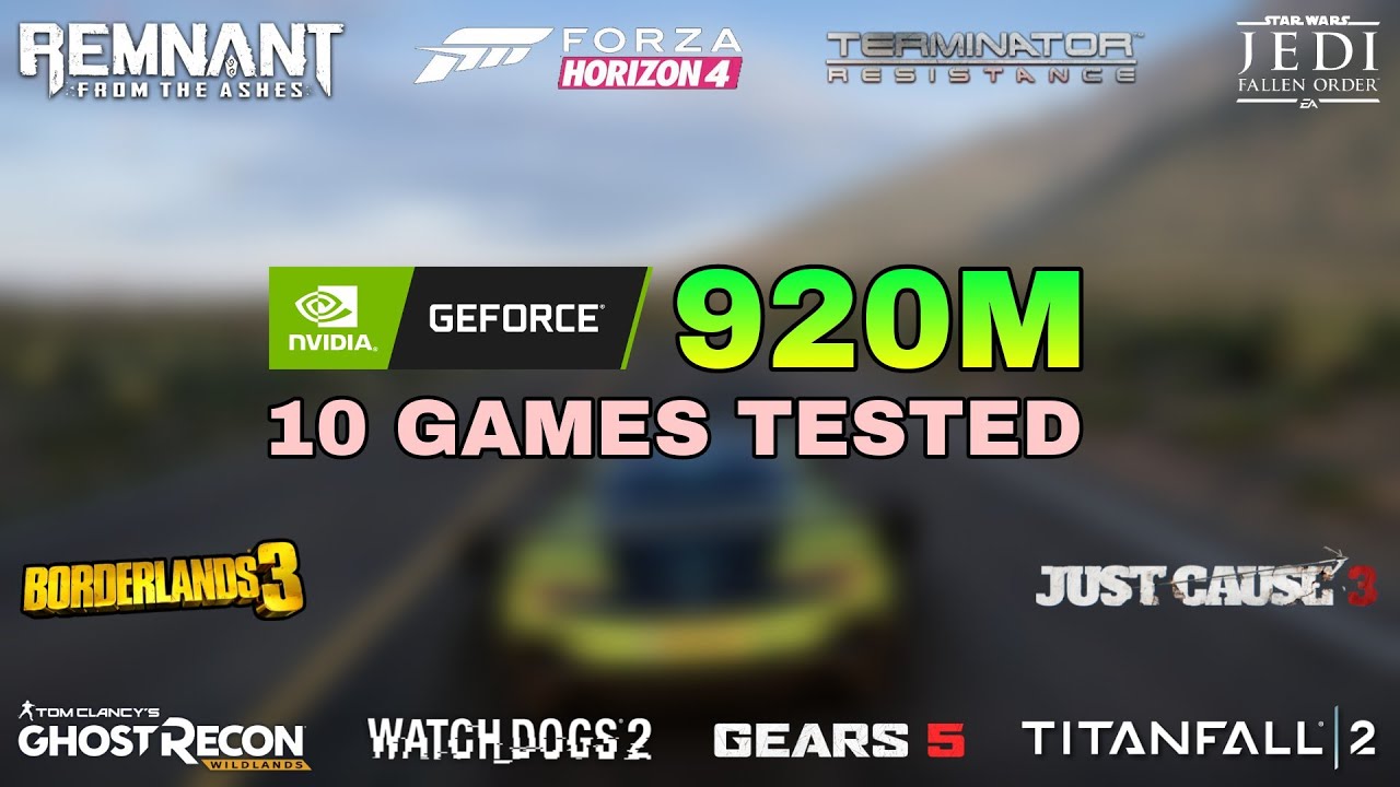 Nvidia GeForce 920M Gaming Test ! 2019 - YouTube