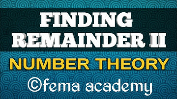 Number Theory | Finding remainder - II | Aptitude Shortcuts and Tricks