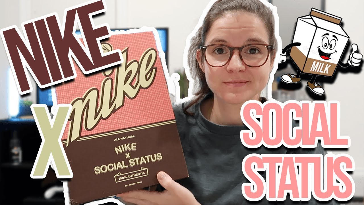 NIKE X SOCIAL STATUS "FREE LUNCH" CHOCOLATE MILK DUNK/ UNBOXING & ON FEET LOOK!!!