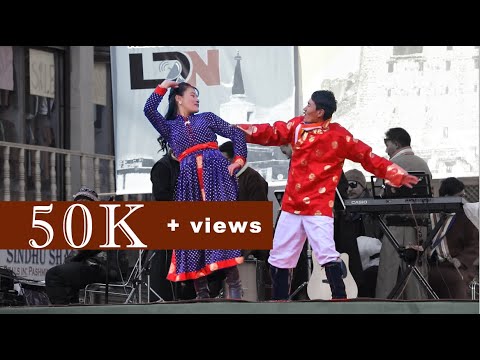 Beautiful stage dance on Butsey Sningnor ladakhi song