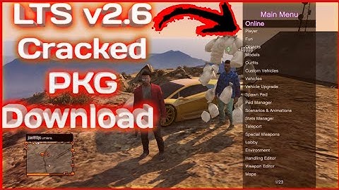 [PS3/GTA 5/1.27/1.28] LTS 2.6 Online Cracked PKG Mod Menu | Free Download