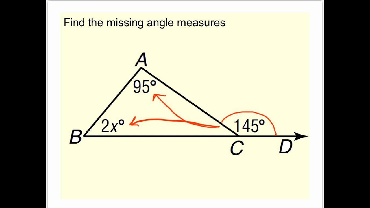 Find the Missing Angles 2