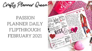 Information Daily Planner | Passion Planner Daily | Planner Flipthrough Guide