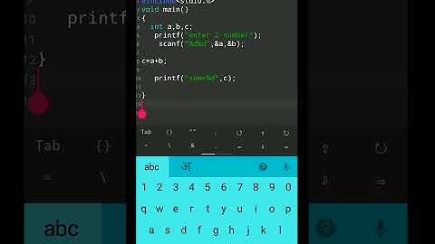 Sum of two numbers | C Language | #short #c #tutorial