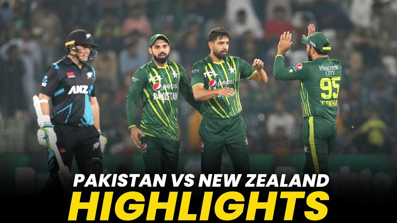 Highlights Pakistan vs New Zealand 1st T20I 2023 PCB MA2A