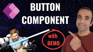 How to use BUTTON Component in Power Apps? // ONSELECT & Text // Guide to Power Apps in 2025