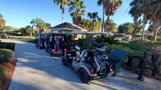 Golf day at Cane Garden Country Club. Lifestyle stay in The Villages, Florida.