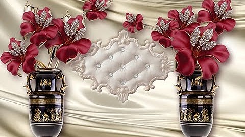 50 Mẫu Tranh 3D Vải Lụa Bình Hoa Phong Thủy Tuyệt Đẹp P2 - Xưởng In Tranh 3D Vải Lụa Sài Gòn