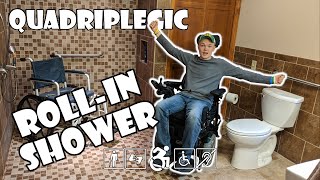 Wheelchair Accessible Bathroom  Ideas | Quadriplegic (C5,C6,C7)