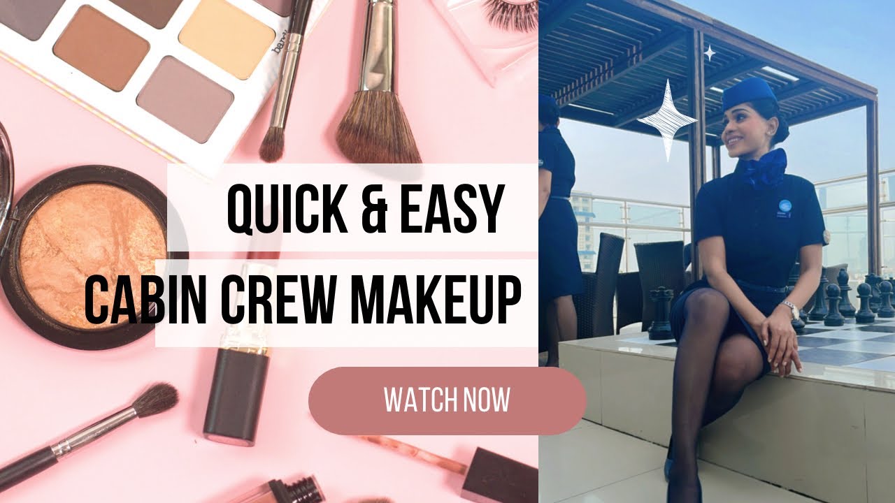 “From My Previous Company to Now: Cabin Crew Makeup Tutorial & My Journey ✈️💄”