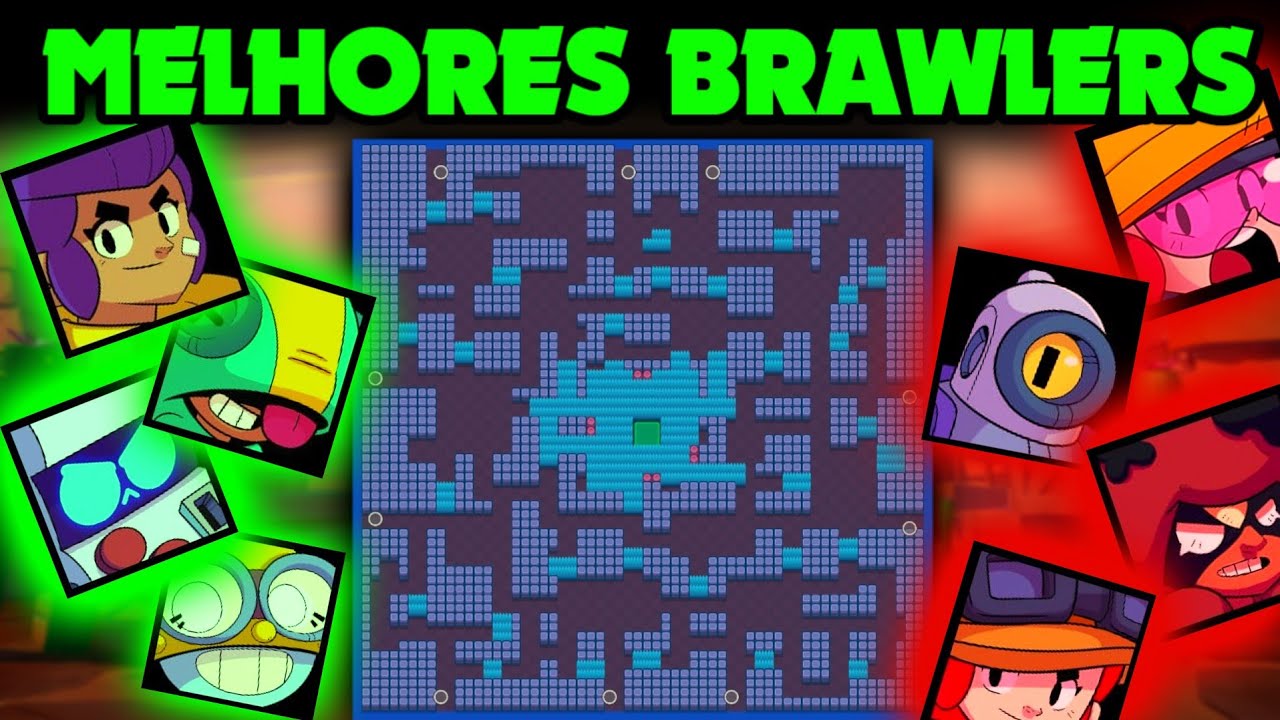 Melhores Brawlers Para Cada Mapa De Combate Youtube - brawl stars melhores personagens para cada tipo de mapa