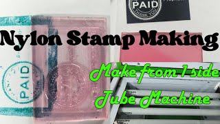 Nylon Stamp Making, Flexo Plate 1 साइड ट्यूब मशीन से बनाएं, Polymer Sheet Stamp
