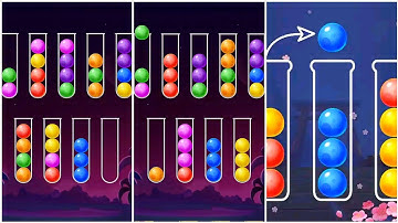 Ball Sort Puzzle Gameplay 4, Android Games ios Walkthrough Simulator Think Brain Puzzle