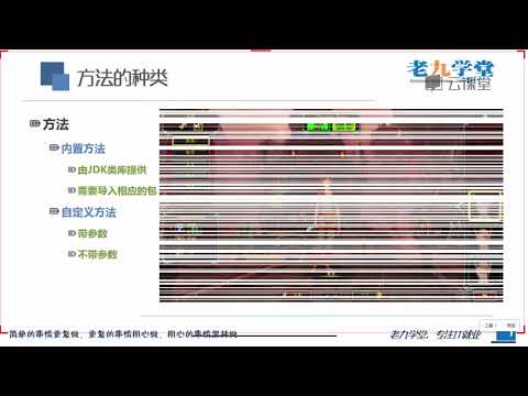 【零基础JAVA入门】课时69方法的种类