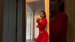 Serving Red Carpet Energy In My Room  shorts dance