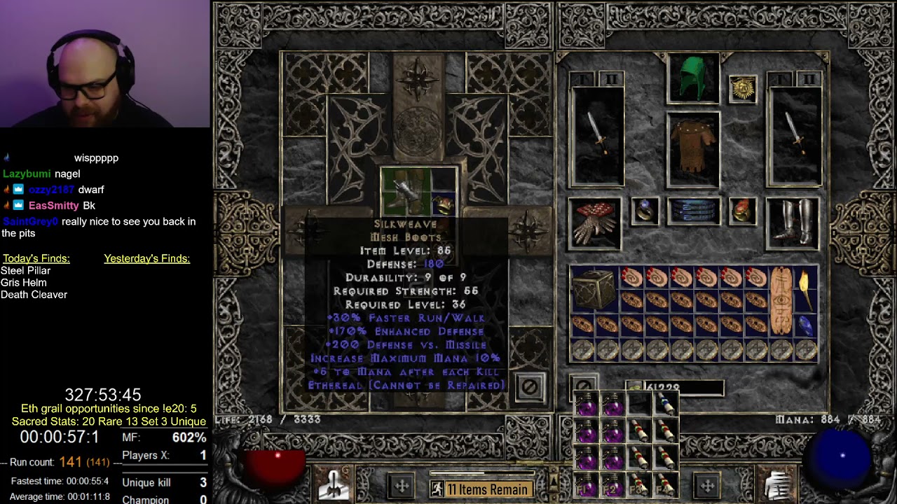 Diablo 2 LOD - Ethereal Holy Grail Final 30 - Eth Silkweave [19]