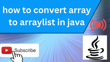 how to convert array to arraylist in java