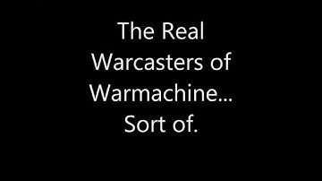 The real warcasters of warmachine battle report,  Cygnar vs. Cryx