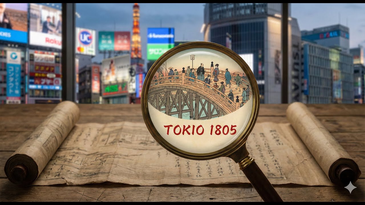 Google Maps z 1805 roku? Zobacz, jak wyglądało życie w Edo!