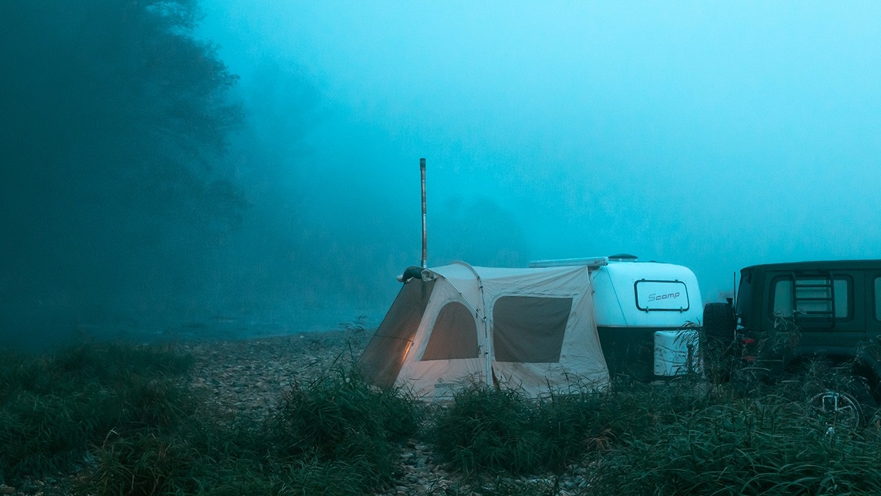 캠핑 / 새벽안개의 황홀함 / 대구막창 / 미니카라반 / 오늘도 취한다 / 전통어로 돌치기 / 노지캠핑