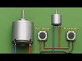 How to Operate a DC Motor Using Manual Push Buttons#DIYHowToMake #MotorControlDIY 