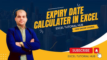 How to Create an Expiry Date Calculator in Excel | Expiry date Calculater