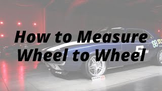 How to Measure Wheel to Wheel on any Rear End - 9", 8.8, 12 Bolt, 10 Bolt, Dana 60, 8 3/4.