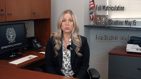 Georgetown Special Master’s Program: How to Apply