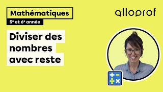 Diviser Des Nombres Avec Reste 5E Et 6E Année Mathématiques Primaire