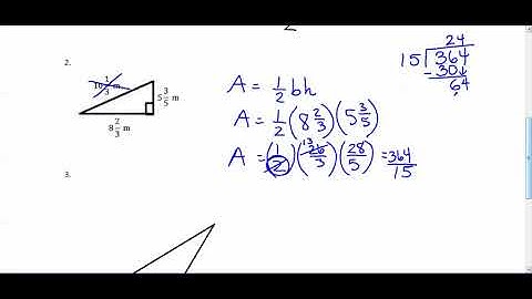 Module 5 Lesson 2 Area of a Right Triangle