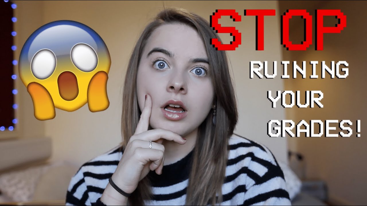 10 BAD STUDY HABITS THAT ARE RUINING YOUR GRADES! - YouTube