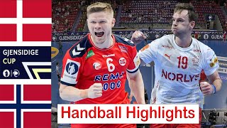 Denmark Vs Norway handball Highlights Gjensidige Cup 2024