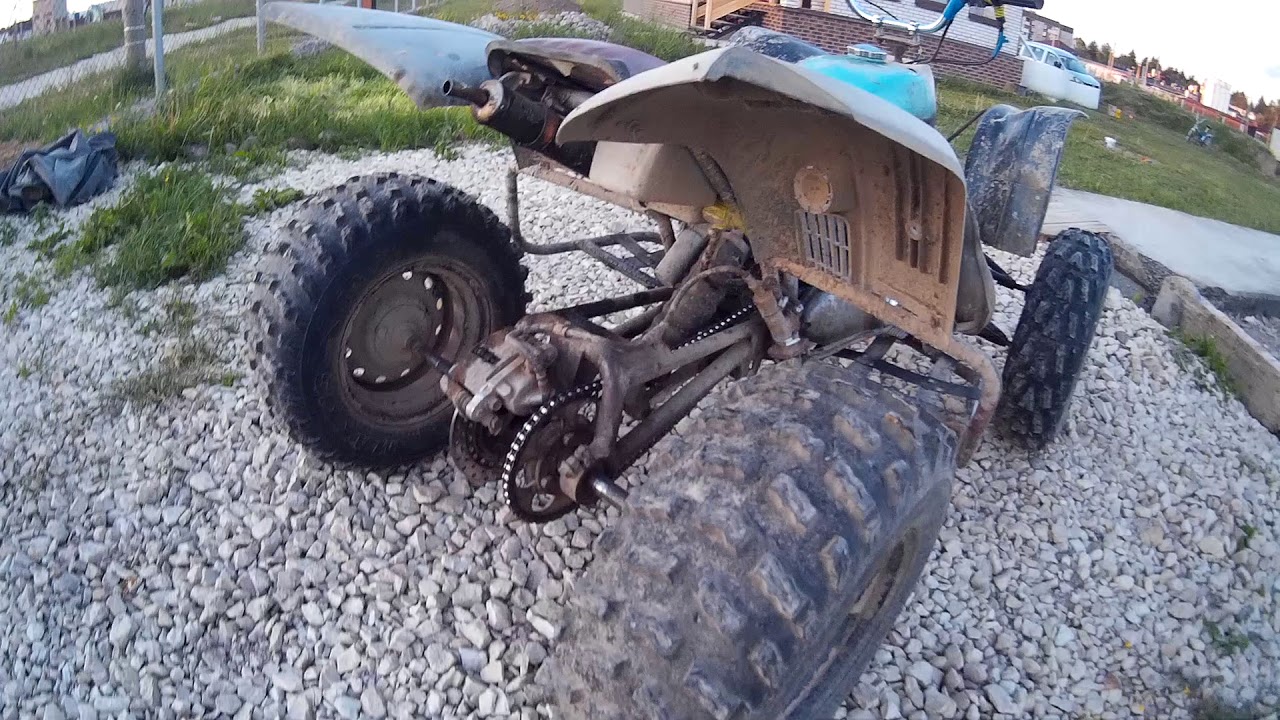 обзор самодельного квадроцикла - YouTube
