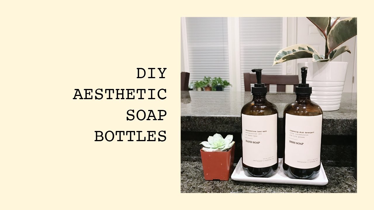 Amber shower bottle DIY — The Pastiche