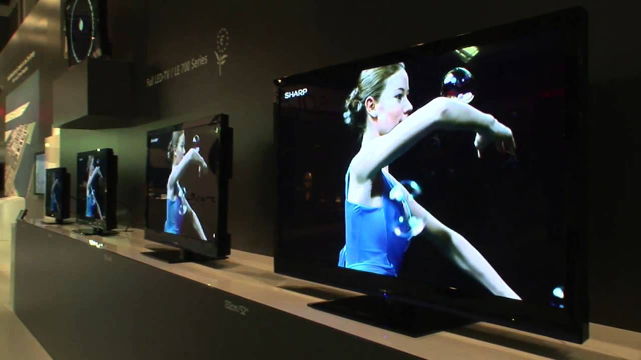 Sharp LE600 and LE700  Full-HD 1080p LCD TV's (IFA 2009)