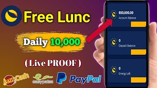 Daily 10,000 Free Lunc Coin Earning site Today | New Earning App in Pakistan | How To Earn Money