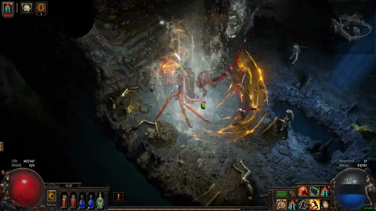 Path of Exile - 3.18 League Starter Testing - Marveil