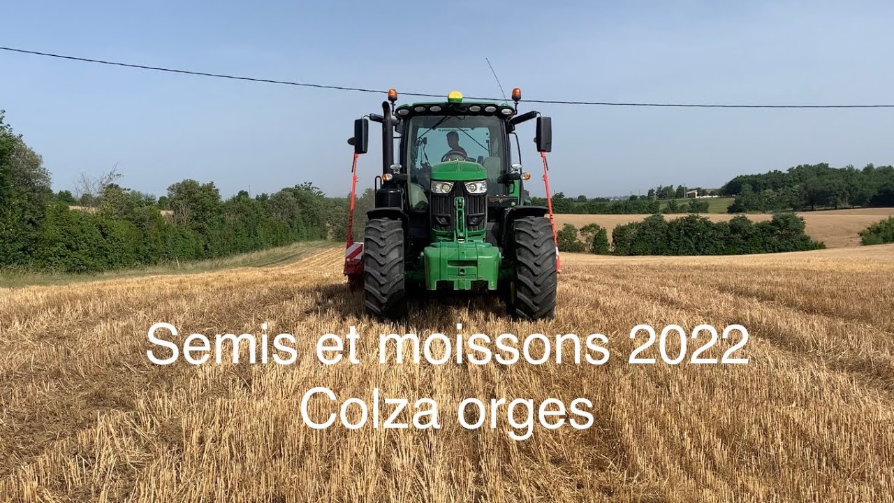 moisson orge colza semis 2022