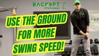 How to Increase Clubhead Speed Using Ground Forces | Lead-Side Power Jump for Golf!